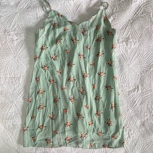 Trixxi Mint Floral Sheath Dress